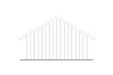 Secondary Image - Craftsman House Plan - Carport 42527 - Rear Exterior