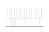 Craftsman House Plan - Carport 42527 - Left Exterior