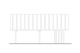 Craftsman House Plan - Carport 42527 - Right Exterior