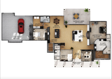 Farmhouse House Plan - 64206 - 1st Floor Plan