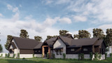 Farmhouse House Plan - 91060 - Right Exterior