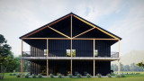 Modern House Plan - The Ulysses 11595 - Left Exterior