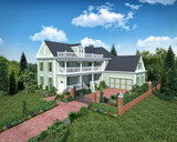 Classic House Plan - Charleston Avenue  24729 - Front Exterior