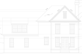 Classic House Plan - Charleston Avenue  24729 - Rear Exterior