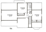 Secondary Image - Colonial House Plan - 53902 - 2nd Floor Plan