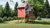 Traditional House Plan - Bunkwood 33197 - Left Exterior