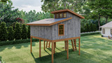 Secondary Image - Contemporary House Plan - Treehead 69965 - Rear Exterior