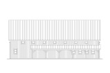Farmhouse House Plan - Garage 84899 - Rear Exterior