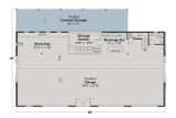 Farmhouse House Plan - Garage 84899 - 1st Floor Plan