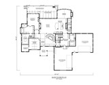 Mountain Rustic House Plan - Quail Hollow 43843 - 1st Floor Plan