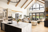Secondary Image - Modern House Plan - Rowley Downs 33086 - Great Room