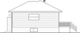 Contemporary House Plan - 49617 - Right Exterior