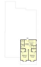Farmhouse House Plan - 43352 - 2nd Floor Plan