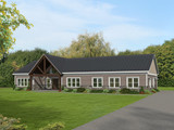 Ranch House Plan - Wichita River 11568 - Front Exterior