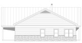 Ranch House Plan - Wichita River 11568 - Left Exterior