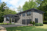 Modern House Plan - 72390 - Front Exterior