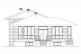 Modern House Plan - 72390 - Rear Exterior