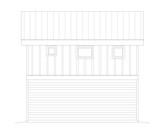 Contemporary House Plan - Spring Park Escape 75952 - Rear Exterior