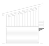 Contemporary House Plan - Spring Park Escape 75952 - Left Exterior