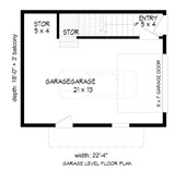 Contemporary House Plan - Spring Park Escape 75952 - 1st Floor Plan