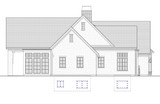 Contemporary House Plan - Mayfield 63188 - Left Exterior