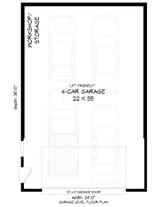 Traditional House Plan - Dixson Garage 46307 - 1st Floor Plan