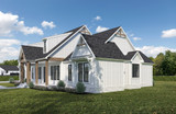 Southern House Plan - 58597 - Right Exterior