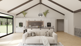 Secondary Image - Farmhouse House Plan - 43855 - Great Room