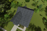 Craftsman House Plan - Borden Springs 35967 - Aerial Exterior - 