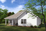 Craftsman House Plan - Bluecreek 11778 - Rear Exterior
