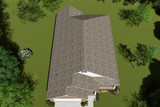 Craftsman House Plan - Bluecreek 11778 - Aerial Exterior - 