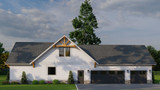 Craftsman House Plan - Appalachian Trail 68801 - Left Exterior
