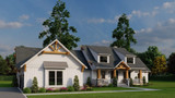Craftsman House Plan - Appalachian Trail 68801 - Left Exterior