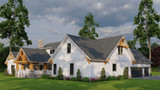 Craftsman House Plan - Appalachian Trail 68801 - Right Exterior
