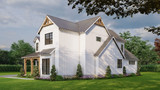 Farmhouse House Plan - Open Range 81249 - Right Exterior