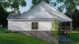 Farmhouse House Plan - Country Charm 14506 - Right Exterior