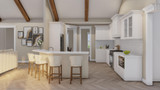 Farmhouse House Plan - Country Charm 14506 - Kitchen