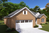 Traditional House Plan - Cotton Grove 25138 - Left Exterior