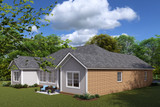 Traditional House Plan - Cotton Grove 25138 - Left Exterior