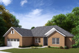 Traditional House Plan - Cotton Grove 25138 - Right Exterior