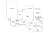 Secondary Image - Farmhouse House Plan - Franklin 41193 - Basement Floor Plan