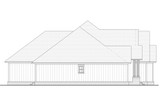 Farmhouse House Plan - Mountain Brook 49717 - Left Exterior