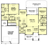 Craftsman House Plan - Alpine Court 35527 - Optional Floor Plan
