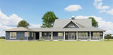 Country House Plan - 73553 - Rear Exterior