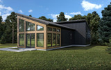 Modern House Plan - 42705 - Right Exterior