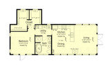 Modern House Plan - 42705 - 1st Floor Plan