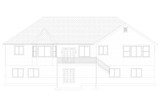 Traditional House Plan - Zumont 25258 - Rear Exterior