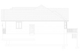 Traditional House Plan - Zumont 25258 - Right Exterior