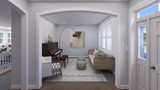 Traditional House Plan - Zumont 25258 - Living Room