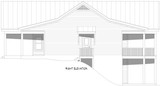 Craftsman House Plan - Bluegrass Ranch 58586 - Right Exterior